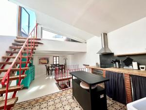 Maison atypique ensoleillée - Terrasse panoramique