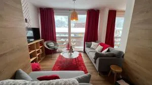 Rouge Canneberge -8 personnes- 84m2 Vue dégagée Sétaz - Valloire