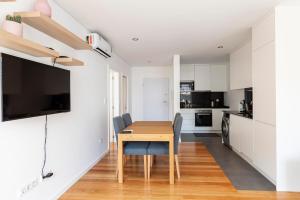 Cosy 1-bedroom flat with free parking on premises