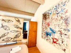 CHEZ BABOU studio dartistes avec piscine, parking