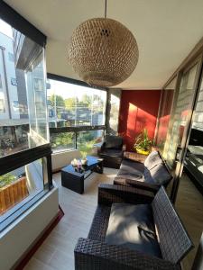 Luminoso y acogedor departamento en Pucón