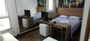 Lindo Flat localizado no 7º andar do Hotel S4 - Águas Claras - Brasília