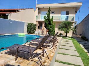 Sobrado Itanhaém, 3 suítes com ar condicionado