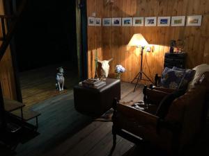 Cabana aconchegante em meio à natureza