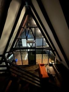 A-Frame Cabin staycation with pool & jacuzzi