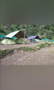 Cafe vee camping point Tosh waterfall