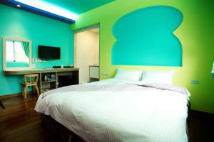 Phòng Giường Đôi Nhìn Ra Núi (Double Room with Mountain View)