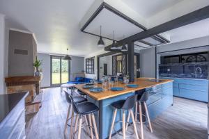 Villas Peaceful house - SPA - Babyfoot - Forest : photos des chambres