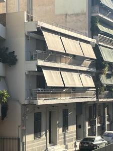 Blue and Peach Two Bedroom Apartment Free Parking room in The H Experience Apartments Athens