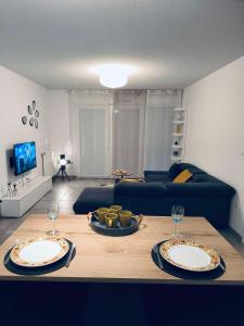 Appartements Cosy T3 Beauzelle proche MEETT, tram et aeroport : photos des chambres