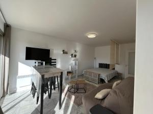 le GENEPY, studio 30m2, 4 p, balcon parking, clim