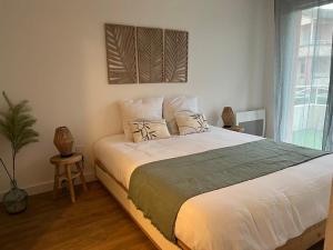 Appartements Appt entier 85m2 avec 2 chambres dont 1 suite parentale 1 bureau 1 canape lit piscine : Appartement 2 Chambres