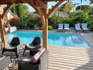 Villas Villa charmante a Soulac-sur-Mer avec piscine privee : photos des chambres
