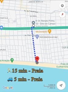 4- Casa 7 pessoas - Guilhermina, Churrasqueira