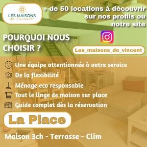 La Place, Clim - Double Terrasse