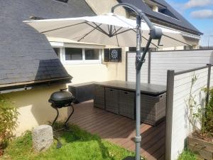 Maisons de vacances Maison moderne a Saint-Pol-de-Leon avec jardin prive : photos des chambres