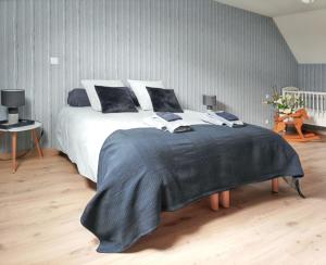 Maisons de vacances Maison charmante a La Chapelle-Saint-Martin-en-Plaine avec jardin : photos des chambres