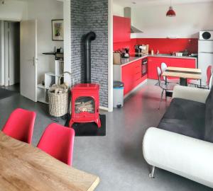 Chalets Chalet douillet avec vue panoramique a Kruth : photos des chambres