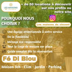 Fé Di Biou - Jardin Parking Clim
