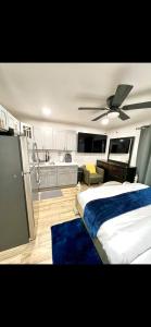 Furnished apartmt near down town with king bed