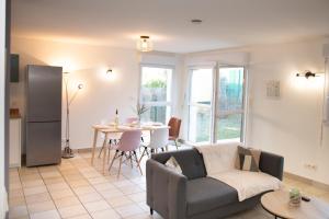 Appartements Duplex le Lardenne - proche Hopital - Clim - Terrasse - Parking : photos des chambres