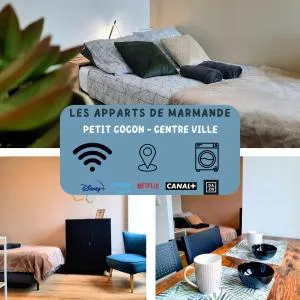 Les Apparts de Marmande - Petit Cocon en ville - Mauvezin-sur-Gupie