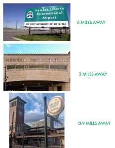 NYC 2 Bed America Dream Mall Train Station