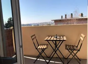 Appartement lumineux 80m2 avec vue et parking - 沙兹勒