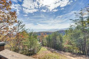 Cabin with Deck and Mountain Views Near Gatlinburg!