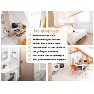 Appartements Coup de Coeur des Voyageurs - Propre, confort et Entrer autonome - Bonn-appartts-sur-Seine : Appartement 1 Chambre