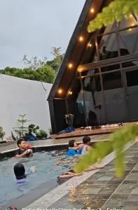 A-Frame Cabin staycation with pool & jacuzzi - Sariaya