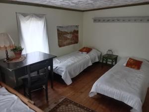 Huoneita Pyrrön pirtissä