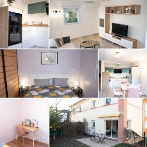 Appartements Duplex le Lardenne - proche Hopital - Clim - Terrasse - Parking : photos des chambres