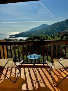 Duplex vue mer dans résidence avec piscine et parking - 4hvězdičkové hotely ve městě Théoule-sur-Mer