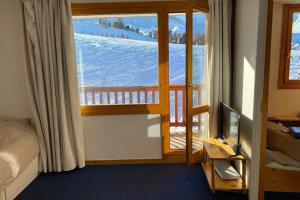 Studio with balcony in Plagne Village