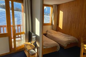 Studio with balcony in Plagne Village