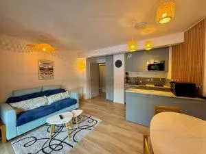 Appartement F2/cabine pieds des pistes avec balcon, parking privé et accès internet - Les Angles - FR-1-295-197 - 弗米盖赫