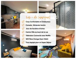 Appartements Garconniere - Refuge parfait pour Amis et Jeux ! : photos des chambres
