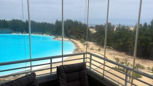 Hermoso Depto full equipado 2D y 2B vista al Mar, Laguna y Dunas