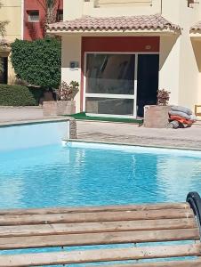 Chalet private beach and pool view