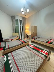 Bed in mixed room