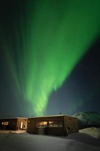 Designhytte med jacuzzi sentralt i Lofoten