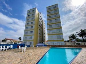 Apartamento pe na areia Itanhaem