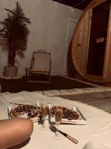 Maisons de vacances A 4 minutes de la plage, avec Jacuzzi et Sauna : photos des chambres