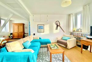 Appartements LESPARISNORMANDS - la terrasse Louvard : Appartement - Vue sur Mer