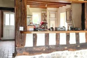 Maisons de vacances Maison normande apaisante a Hermival-les-Vaux avec sauna : photos des chambres