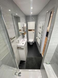 Self-contained studio with folding down Bed