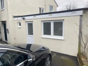 Self-contained studio with folding down Bed