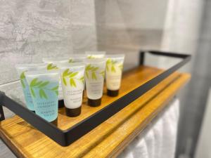 Self-contained studio with folding down Bed