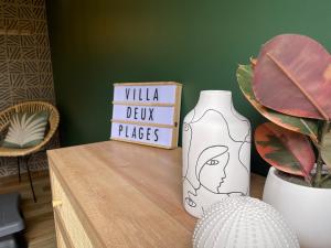 Villas Villa 2 plages avec jacuzzi privee a 600m de la plage : photos des chambres